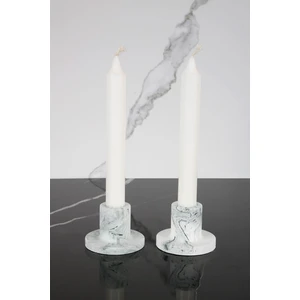 Şamdan Mumluk 2'li Beton El Yapımı Mumluk