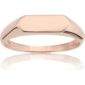 Fasek Gold Gümüş Yüzük - Şövalye Yüzük Sarı Kişiselleştirilir Harf İsim Yazılabilir 925 Ayar Gümüş Kadın Yüzük