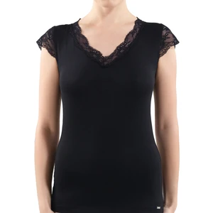 Kadın Modal Elastan T-Shirt 1348 - Siyah
