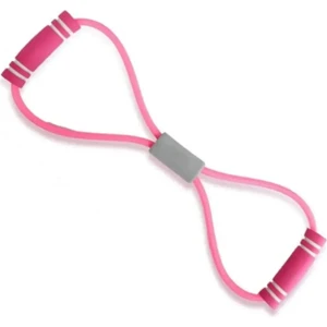 Pembe Pilates Direnç Lastiği Ipi Vücut Şekillendirici Kelebek Direnç Lastiği Güç Lastiği Egzersiz