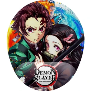 Demon Slayer Anime Bilek Destekli Kaymaz Buruşmaz Kırılmaz Mouse Pad