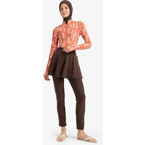 Regular Fit Baskılı Hızlı Kuruyan Su İtici 5'li Burkini Takım E3512AX25HS