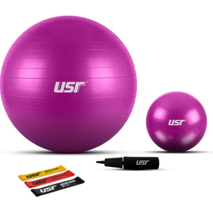 USR 652M 25+65 Cm Pilates Topu + Pompası + 3 Micro Bant