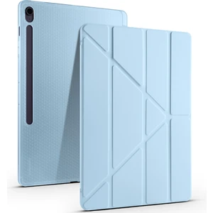 Samsung Galaxy Tab S10 Fe Plus Kılıf Tri Folding Kalem Bölmeli Standlı