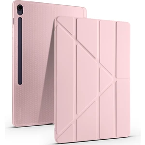 Samsung Galaxy Tab S10 Fe Plus Kılıf Tri Folding Kalem Bölmeli Standlı