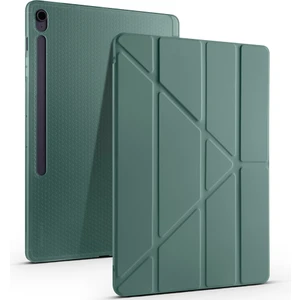 Samsung Galaxy Tab S10 Fe Plus Kılıf Tri Folding Kalem Bölmeli Standlı