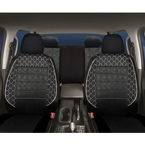 Yıldız Oto Koltuk Kılıfı Fiat Fiorino Uyumlu Gri Oto Koltuk Kılıfı (Tam Takım Ön Arka Araç Koltuk Kılıfı)