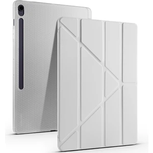 Samsung Galaxy Tab S10 Fe Plus Kılıf Tri Folding Kalem Bölmeli Standlı