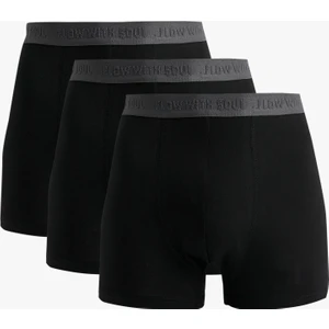 Regular Fit Basic Pamuklu 3'lü Boxer Seti
