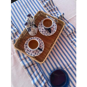 40 x 125   cm   Vintage Fırfırlı  Keten Pamuklu Amerikan Runneri,amerikan Servis