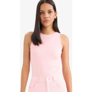 Afra x DeFacto Slim Fit Dar Kesim Halter Yaka Atlet F0357AX25SM