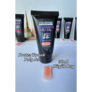 Easy Beauty 30 ml Protez Tırnak Jeli Poly Jel Evde Kolay Protez Tırnak Yap