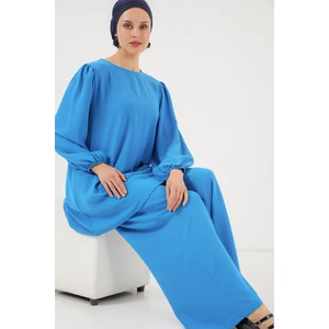 Ayrobin Tunik Pantolon Alt Üst Takım 6712 - Mavi