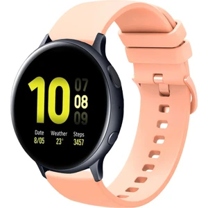Samsung Galaxy Watch Active 2 40MM / 44MM ile Uyumlu Kordon Jel Silikon Tokalı Kayış