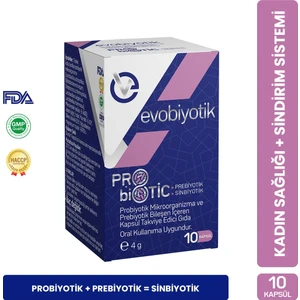 Evo Pharma Evobiyotik Probiyotik & Prebiyotik  10 Kapsül