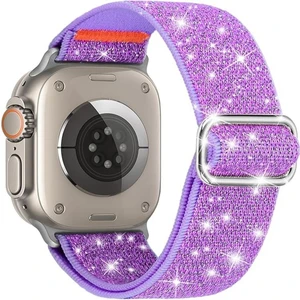 Apple Watch 11-10 42MM Seri 4-5-6-7-8-9 Uyumlu 38-40-41MM Kumaş Elastik Kordon Kayış