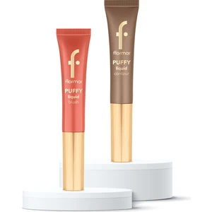 Puffy Sünger Aplikatörlü 2'li Likit Kontür & Allık Seti