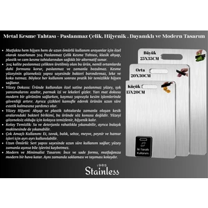 Paslanmaz Kesme Tahtası