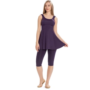 Taytlı Elbiseli Etekli Mayo