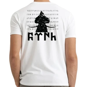 Alfa Göktürk Dombra Türk Baskılı Tişört