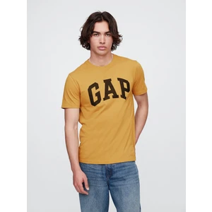 Erkek Hardal Everyday Soft Gap Logo T-Shirt