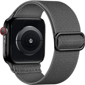 Apple Watch 4-5-6-7-8-9-10 Se Ultra Uyumlu 44-45-46-49MM Kumaş Elastik Kordon Kayış
