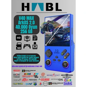 Retro Arcade V40 Max Arkos 2.0 +40.000 Oyunlu El Konsolu 256 GB