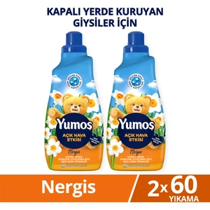Açık Hava Etkisi Konsantre Çamaşır Yumuşatıcısı Nergis 1440 ml 60 Yıkama X2
