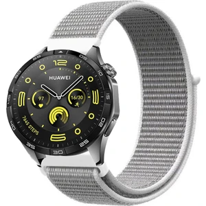 Huawei Watch Gt4 46MM Uyumlu Kordon Kumaş Desenli Cırt Cırtlı Spor Kayış