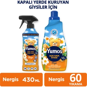 Açık Hava Etkisi Nergis 1440 ml X1 +Yumoş Açık Hava Etkisi Giysi Spreyi Nergis 430 ml X1