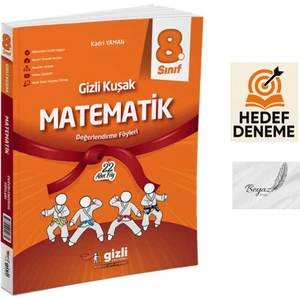 Gizli 8.sınıf Gizli Kuşak Matematik  Değerlendirme Föyleri Hedef Deneme
