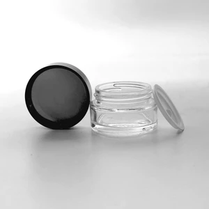 Krem Kutusu 20 ml (2 Adet) Boş Şeffaf Cam Kavanoz