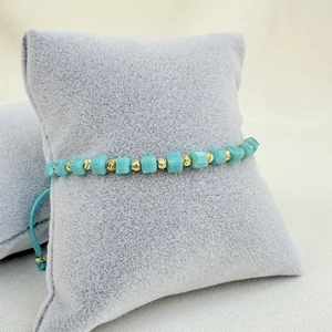 Gerçek Swarovski Renk Mavi Ipli Bileklik