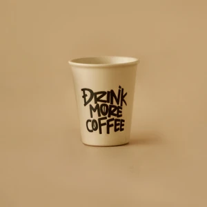 Drink Stoneware Espresso Fincanı Beyaz (100 Ml)