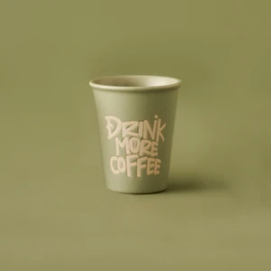 Drink Stoneware Espresso Fincanı Yeşil (100 Ml)