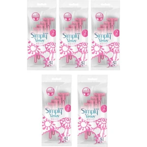 Simply Venus 2 Basic Kadın Tıraş Bıçağı 5'li X5