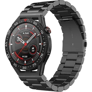 Huawei Watch Gt3 Se Uyumlu Kordon Klasik Baklava Model Paslanmaz Çelik Metal Kayış