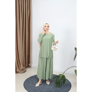 Çapraz Pantolonlu Sandy Takım