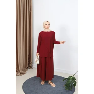 Çapraz Pantolonlu Sandy Takım