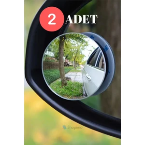 2'li Kör Nokta Aynası Seti Araç Motorsiklet Dikiz Arka Yan Görüş Güvenlik Aynası 360° Oynar