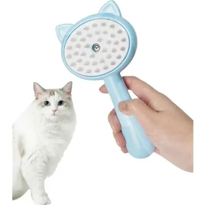 Buharlı Kedi Köpek Tarağı Şarzjlı Tuşlu Evcil Hayvan Fırçası Kedi Köpek Tüy Kıl Toplama Tarağı