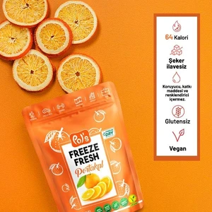 Pol’s Freeze Fresh Dondurularak Kurutulmuş  Portakal 20 gr