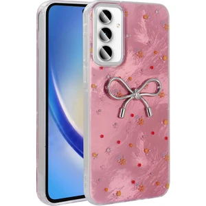 Galaxy A35 Kılıf Kamera Korumalı Figürlü Znth Ponti Silikon Kapak - Açık Pembe