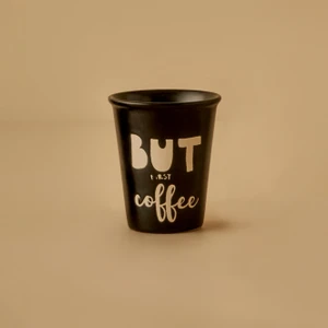 First Stoneware Espresso Fincanı Siyah (100 Ml)