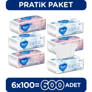 El ve Yüz Havlusu 6'lı 600 Yaprak
