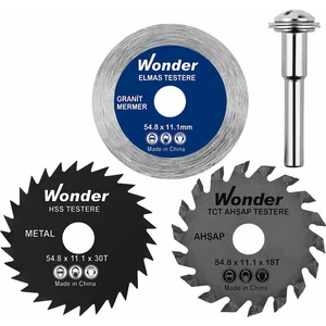 Mini Elmas Daire Testere 3 Parça