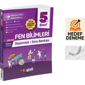Gizli 5.sınıf Alıştırmalı Fen Bilimleri Soru Bankası Hedef Deneme