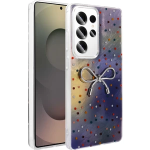 Galaxy S25 Ultra Kılıf Kamera Korumalı Figürlü Znth Ponti Silikon Kapak - Lila