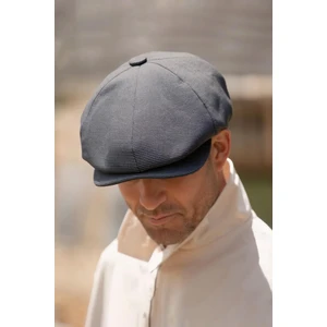 Erkek Ingiliz Newsboy Kasket Antrasit Driver Şapka