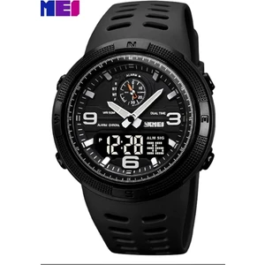 Skmei 1655 Dijital Analog Spor Erkek Kol Saati